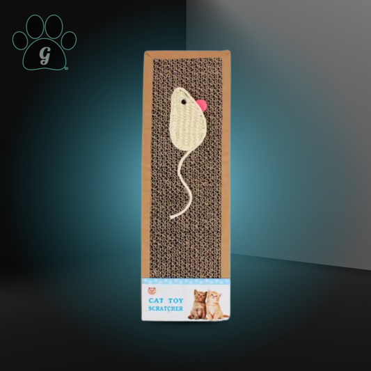 scratcher toy in packaging
