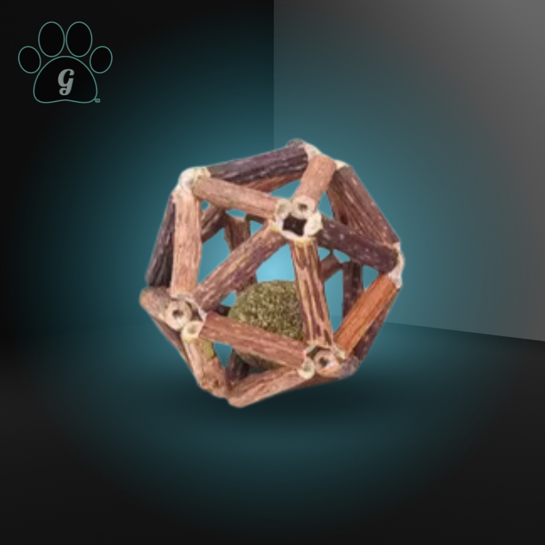 SM Polygonum Enclosed Catmint Ball Toy