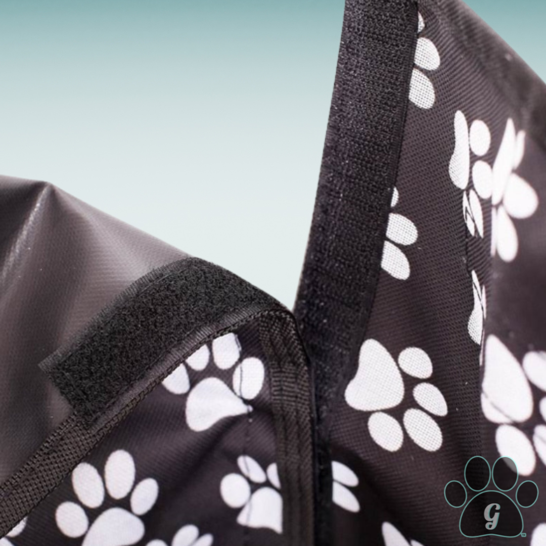 CAWAYI KENNEL Paw Print Automotive Pet Carrier - Trunk