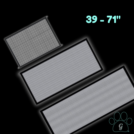 mesh dog fence available in 3 sizes