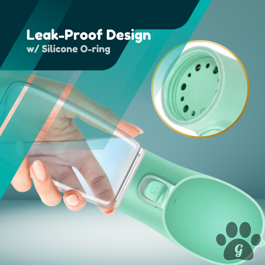 leak proof design with silicone O ring