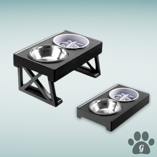 shown with slow feeder option and collapsed mode