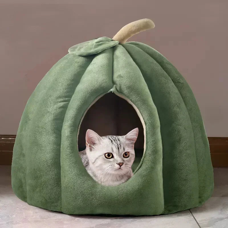 PURRFECT Semi Enclosed Dumpling Cat Cave Gotcha