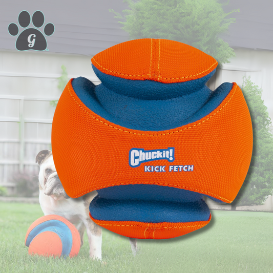 orange soccer ball for dogs