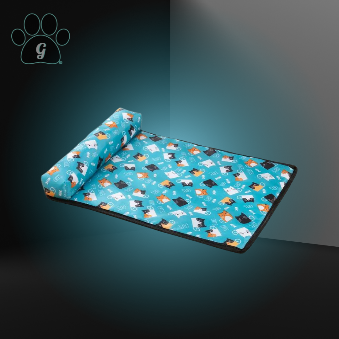 pet cooling bolster bed