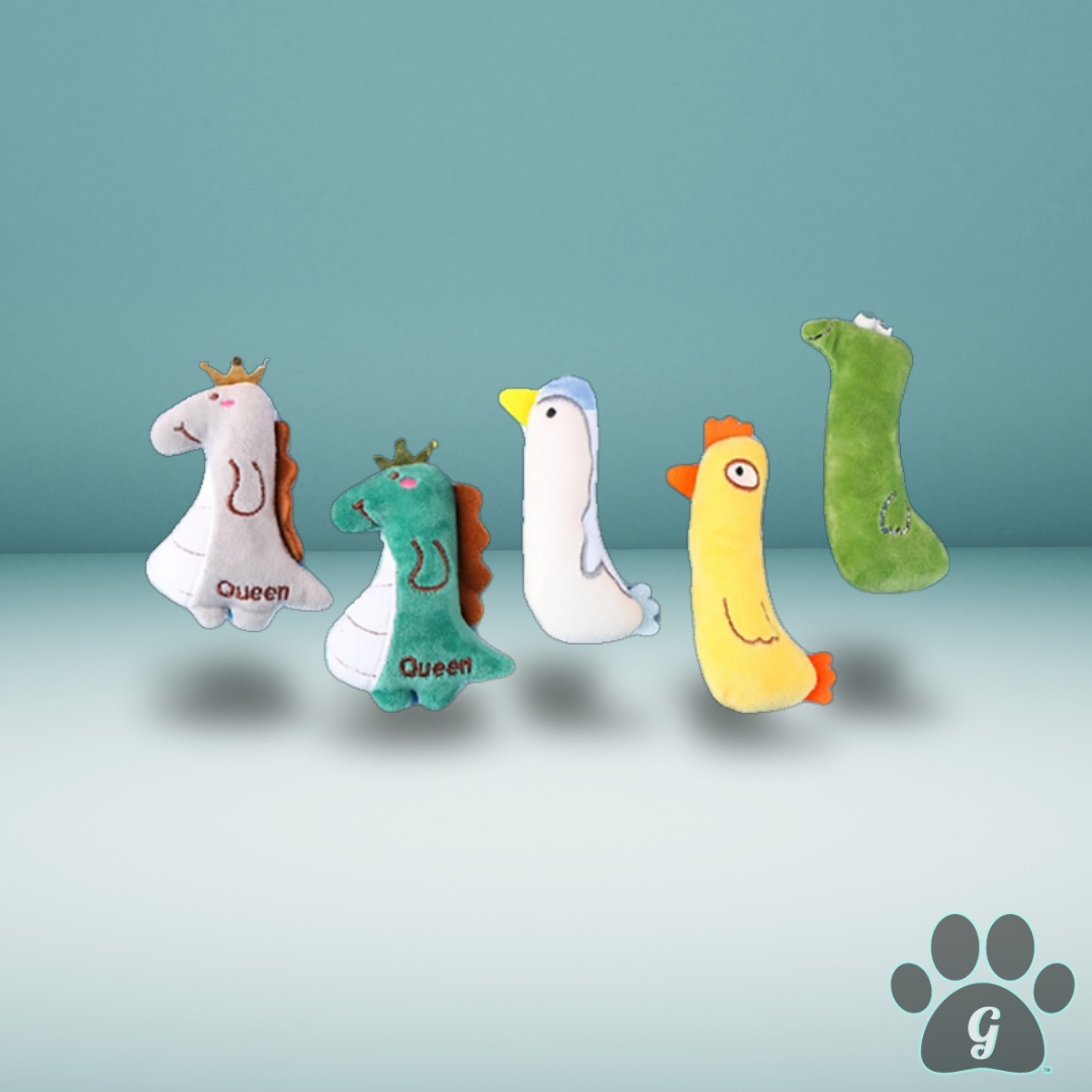 plush catnip toy in 5 styles