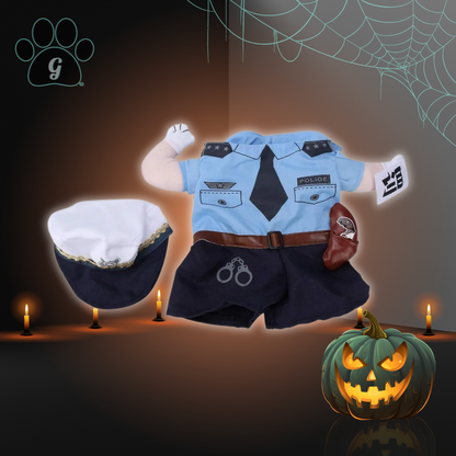 police officer Halloween pet costume