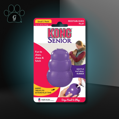 small Kong Senior dog chew toy