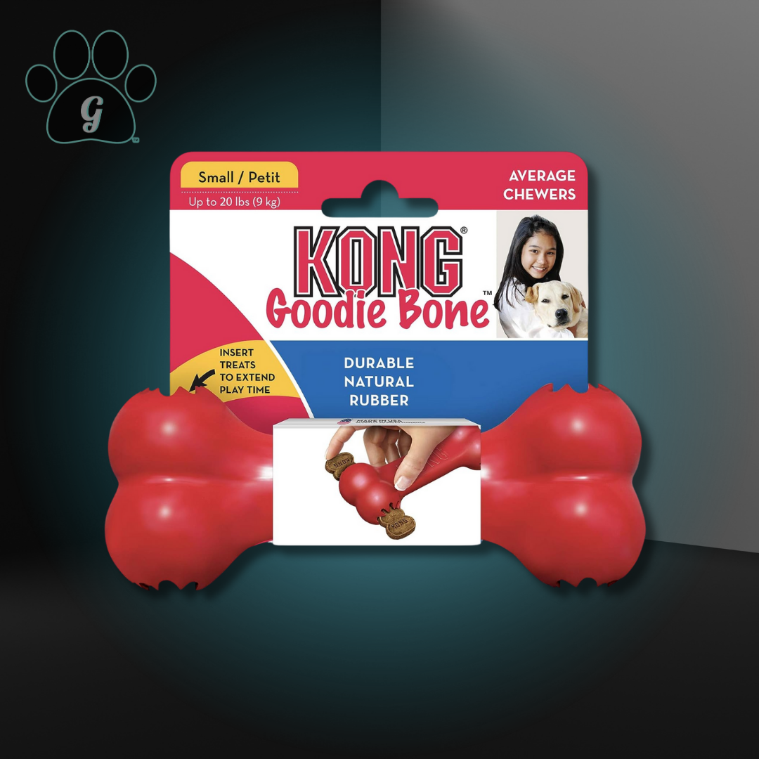 small Kong classic goodie bone dog toy