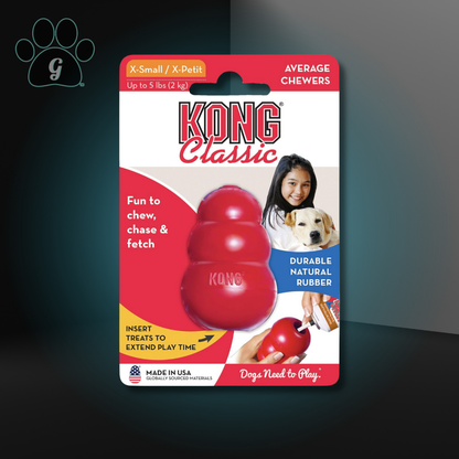 extra small kong classic dog toy