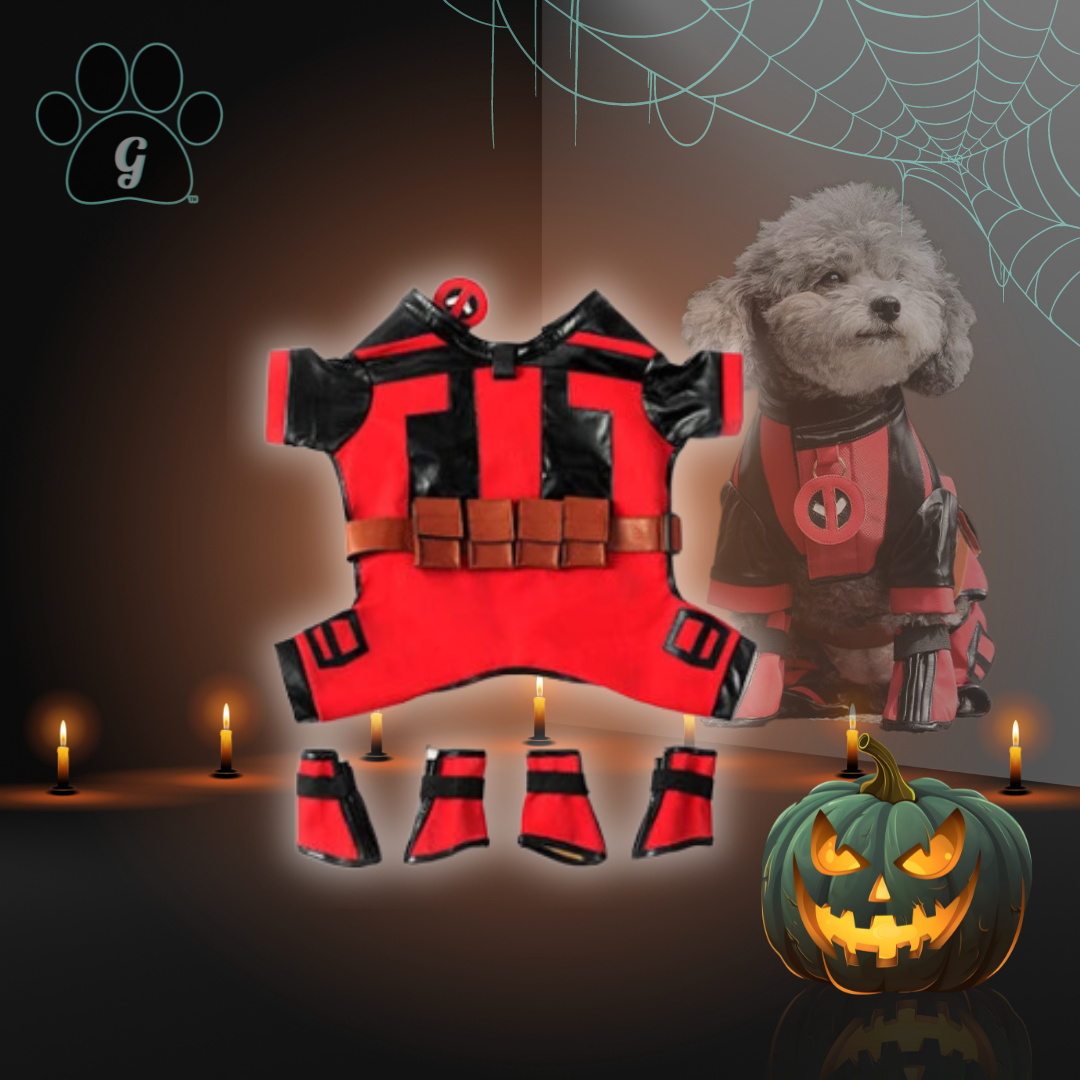 Deadpool pet Halloween costume