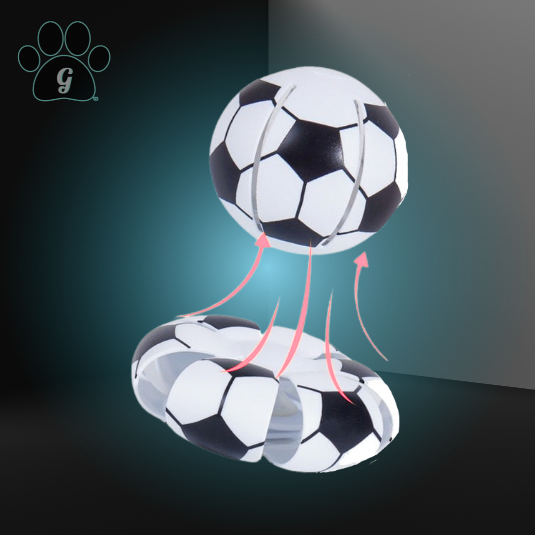 flying saucer soccer ball dog toy