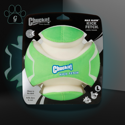 CHUCKIT! Max Glow Kick Fetch Ball Toy