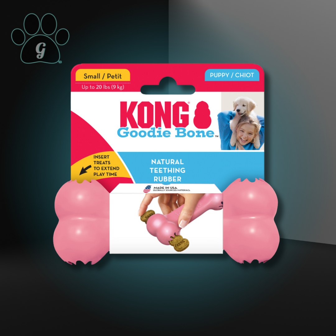 pink small Kong Goodie Bone for puppies