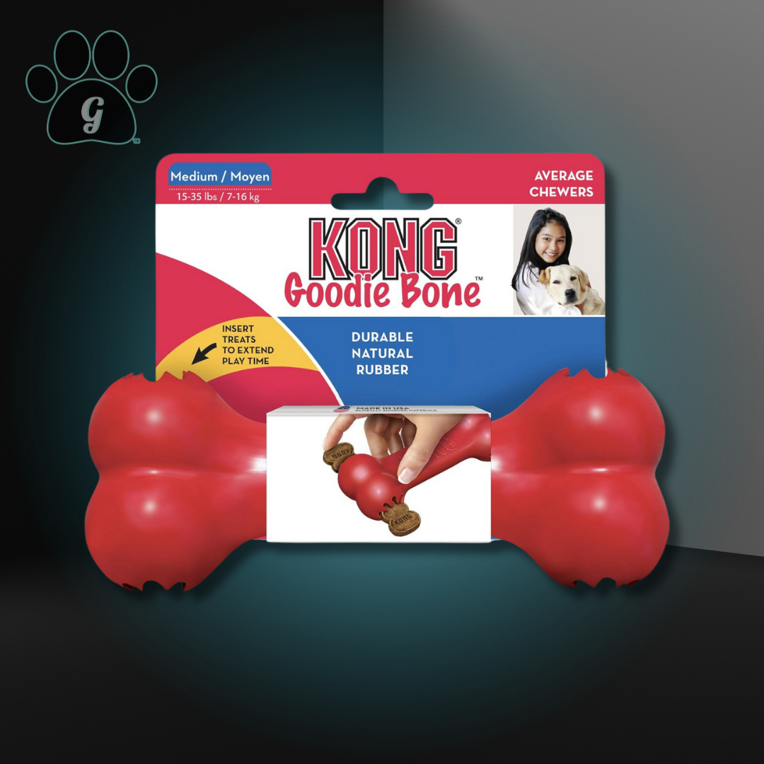 medium Kong classic goodie bone dog toy