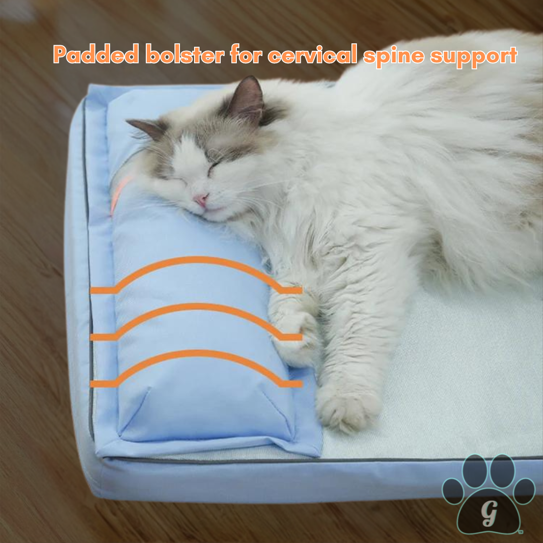 padded bolster for cervical spine support