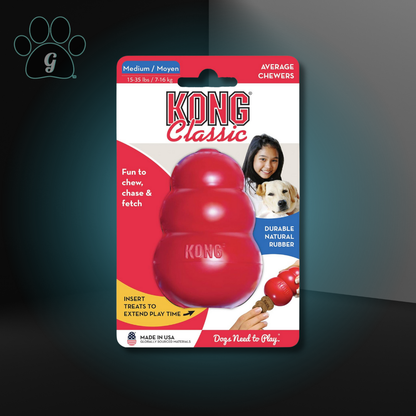 medium kong classic dog toy