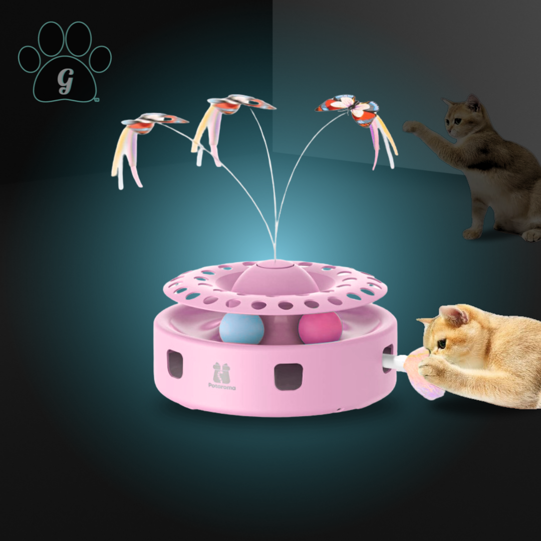 Potaroma Interactive Cat Toy with Motion Sensor, Chirping 3 Inches, Green Potaroma Interactive Cat Toy with Motion Sensor, Chirping 3 Inches, Green