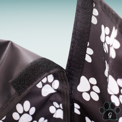 CAWAYI KENNEL Paw Print Automotive Pet Carrier - Trunk