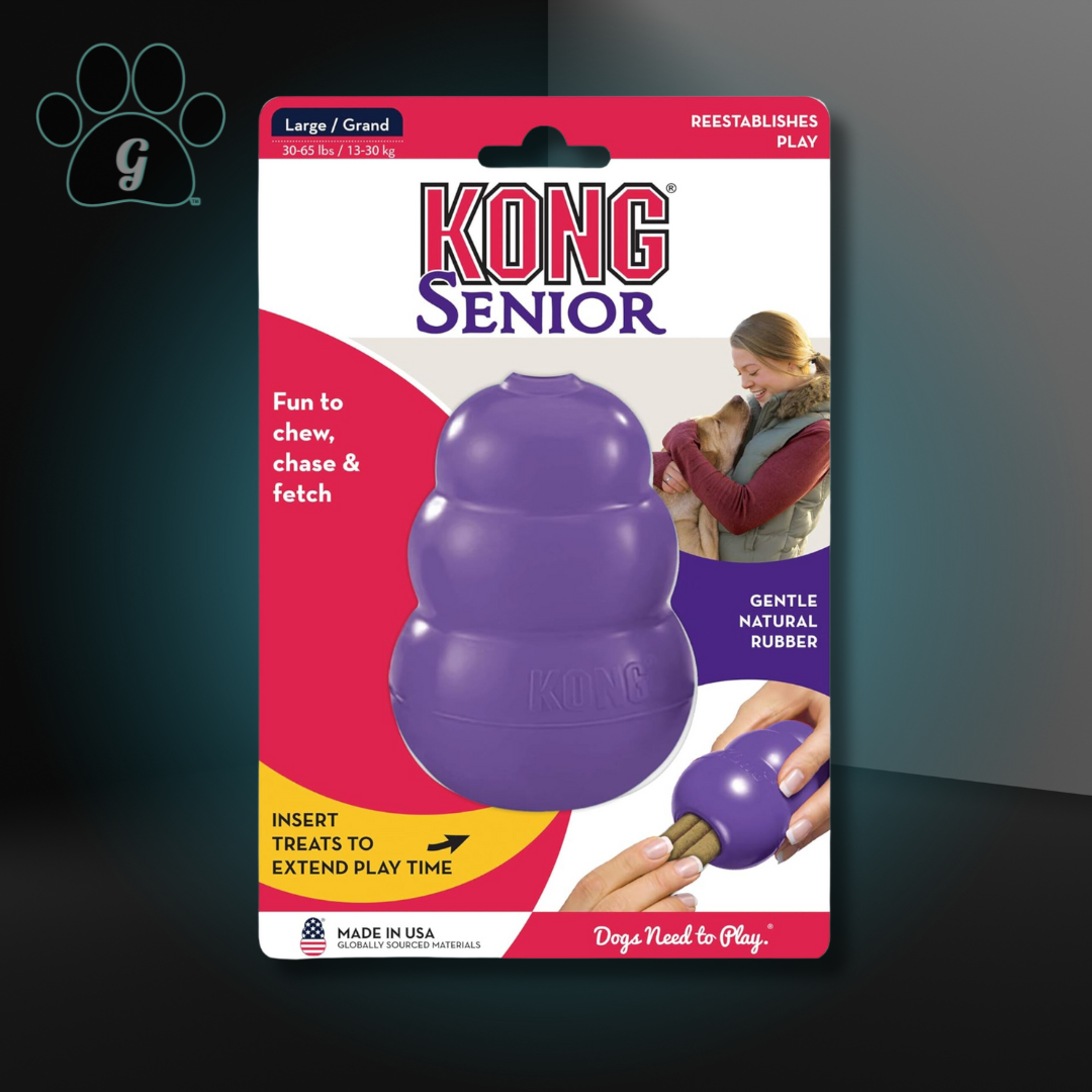 large Kong Senior dog chew toy