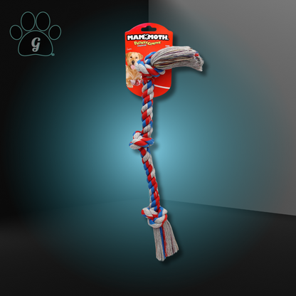 knotted rope chew toy for dogs