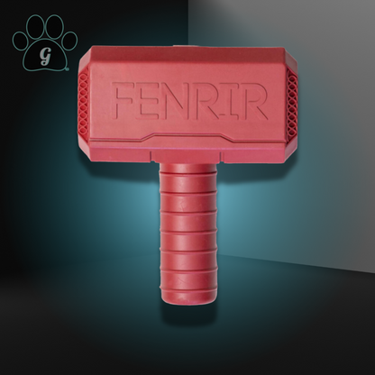 red hammer toy for dogs