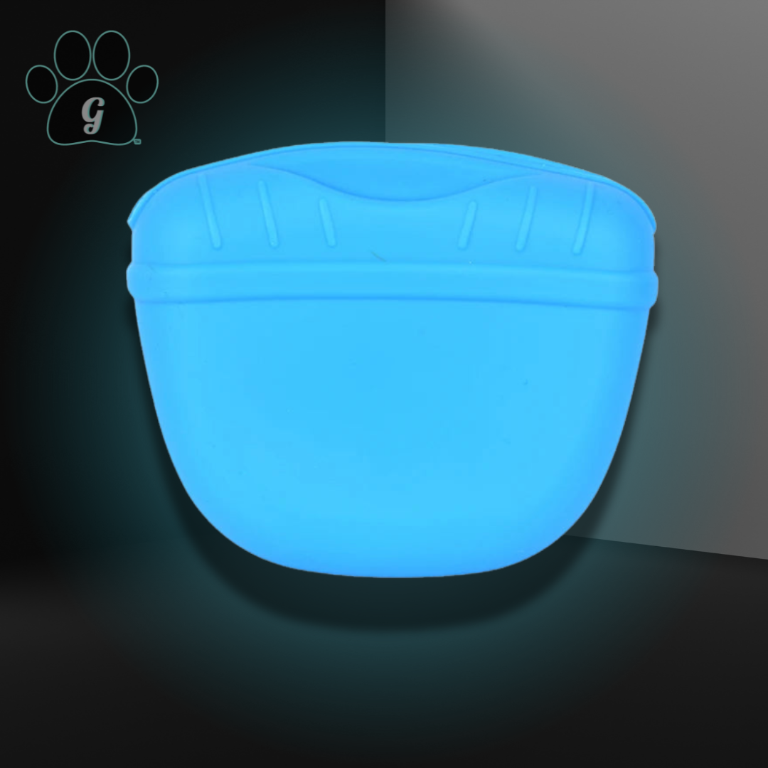 blue silicone treat pouch