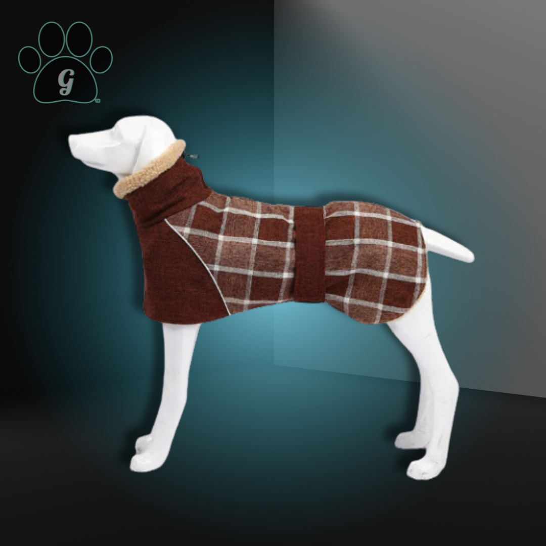 BJORN Plaid Turtle Neck Cozy Dog Sweater – Gotcha