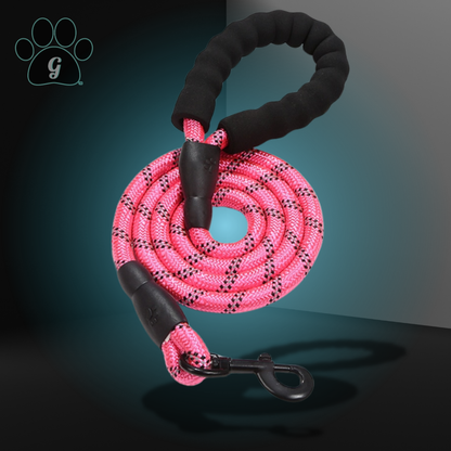 pink rope leash