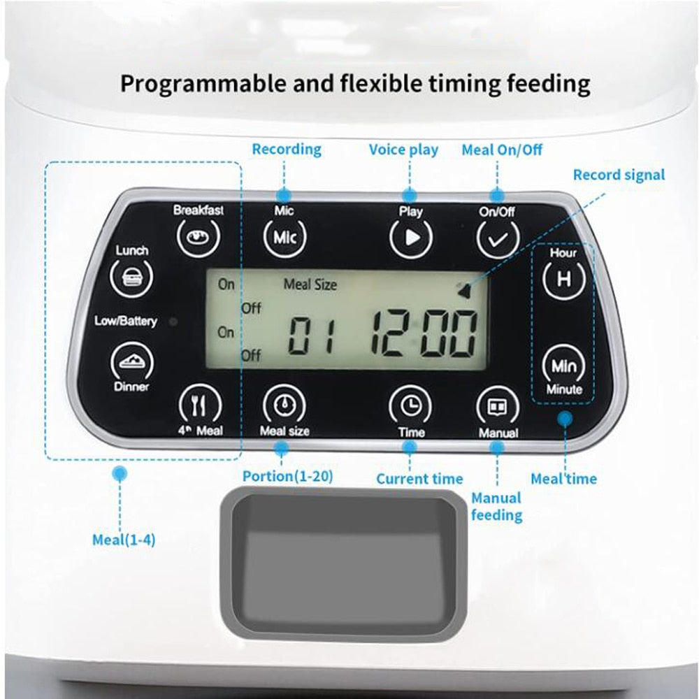 REPETSUN 3.5L Automatic Pet Feeder w/ WiFi