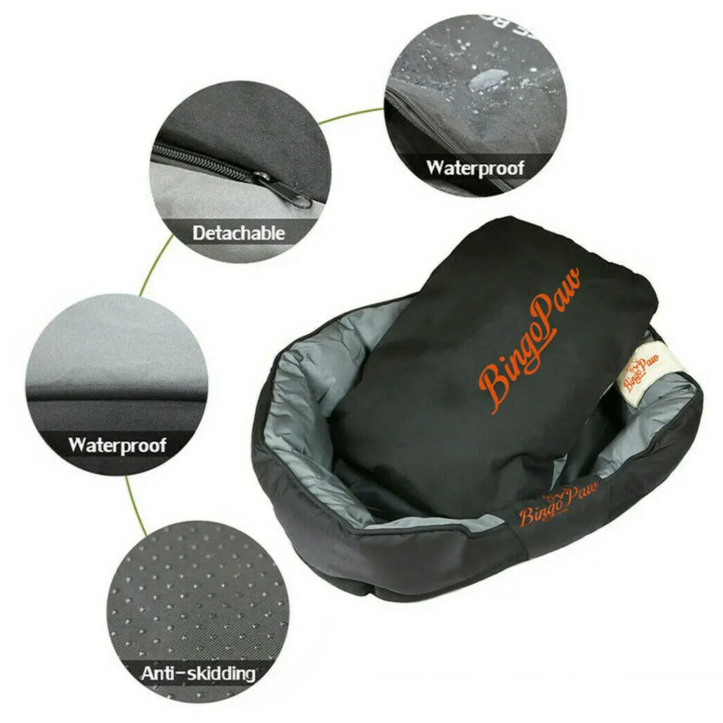 Waterproof, detachable liner, non-slip base