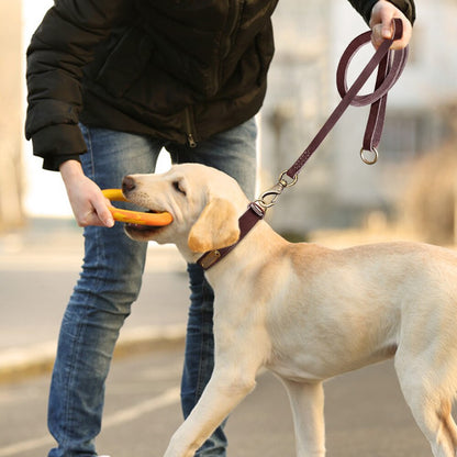 PETOPIA 59" Genuine Leather Dog Leash