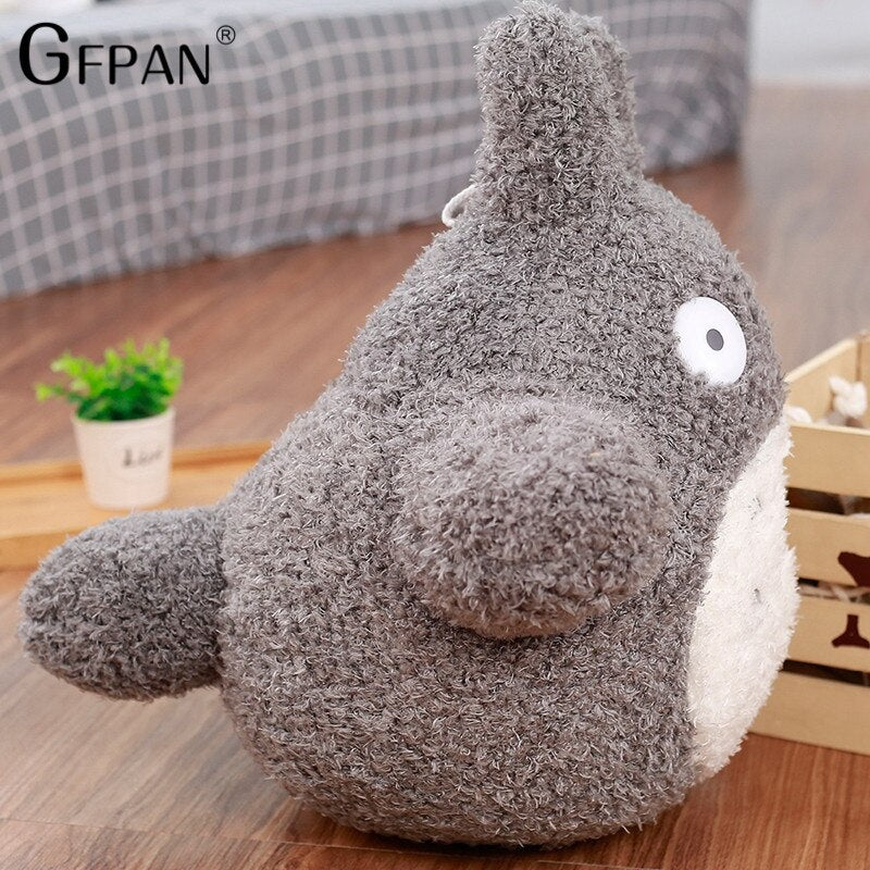 totoro plush toy side view