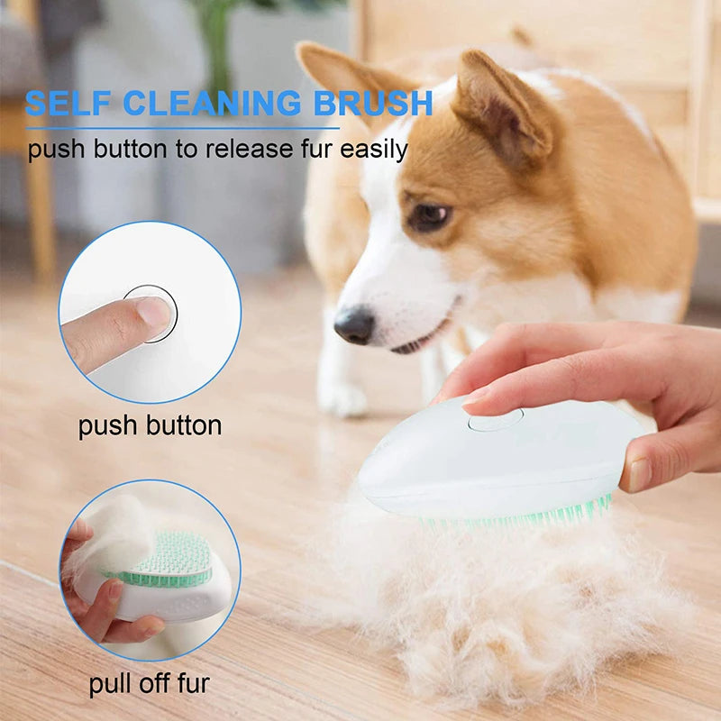 push button to self-clean