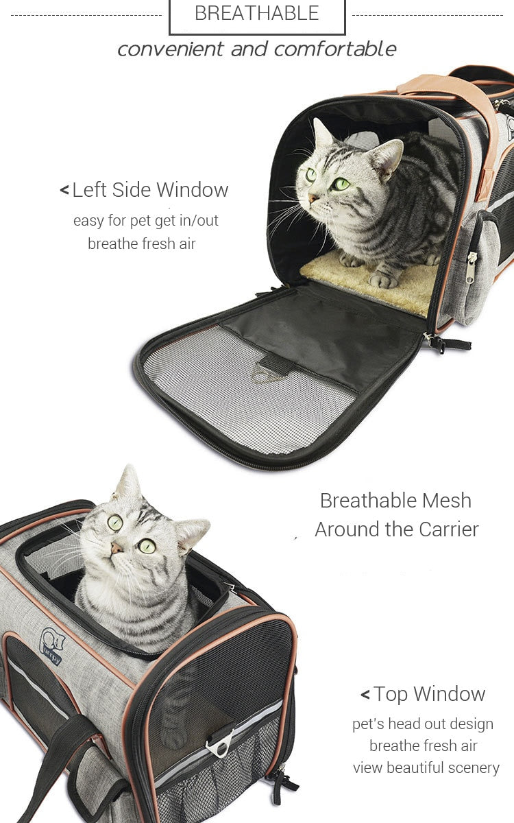 PURRPY Premium TSA Pet Carry Travel Bag