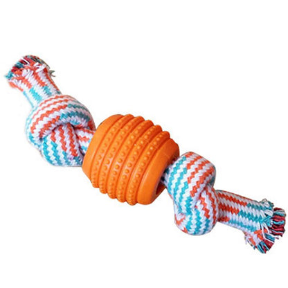 PETOPIA Rope Toy w/ Ball Dog Chew Toy