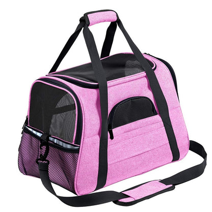 Pink pet carry bag