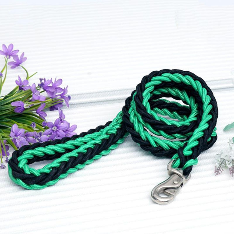 dual colored rope leash