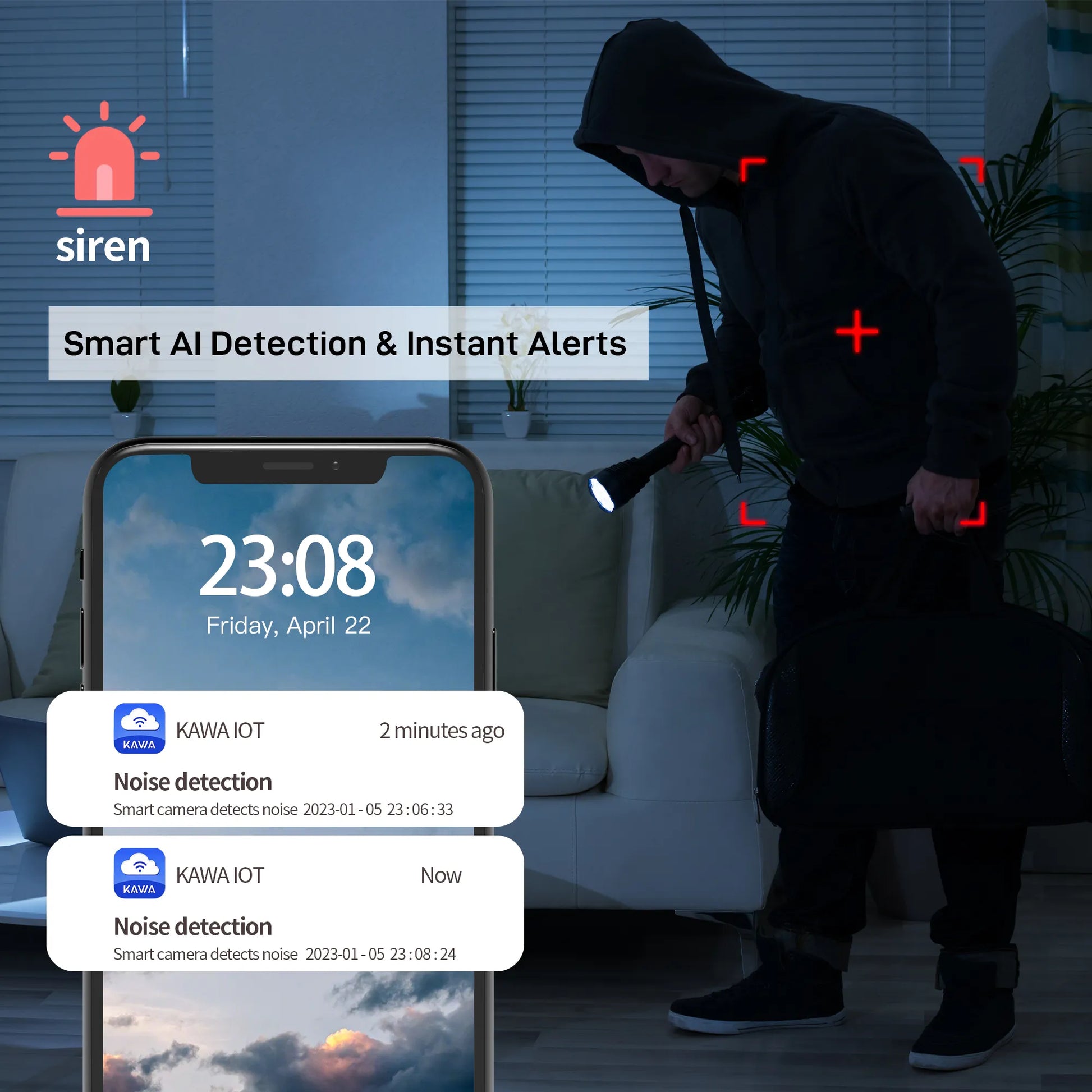 Smart AI detection and instant alerts