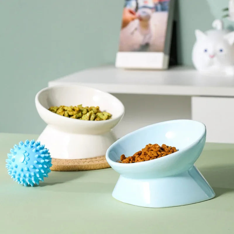 WHISKIES Ergonomic 5" Ceramic Pet Bowl