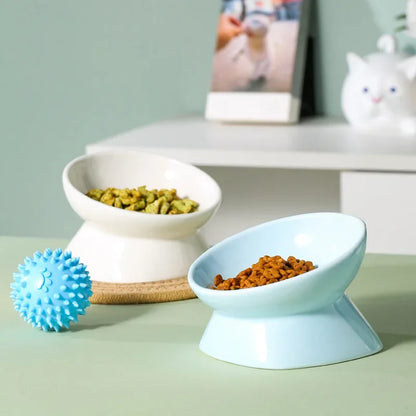 WHISKIES Ergonomic 5" Ceramic Pet Bowl