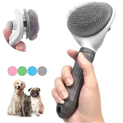 TOP PET Self-Cleaning Pet Slicker Brush