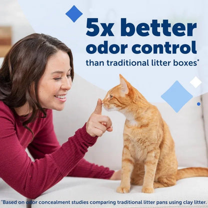 5x better odor control than traditional litter boxes