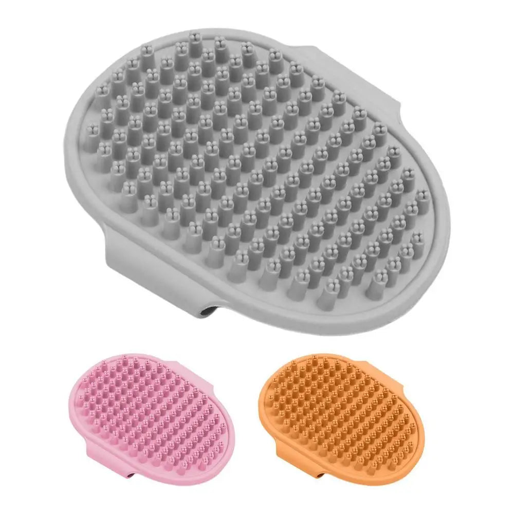 PETOPIA Soft-Bristle TPR Pet Bath Brush