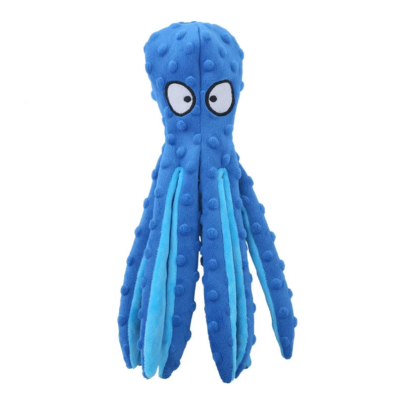 Blue octopus toy