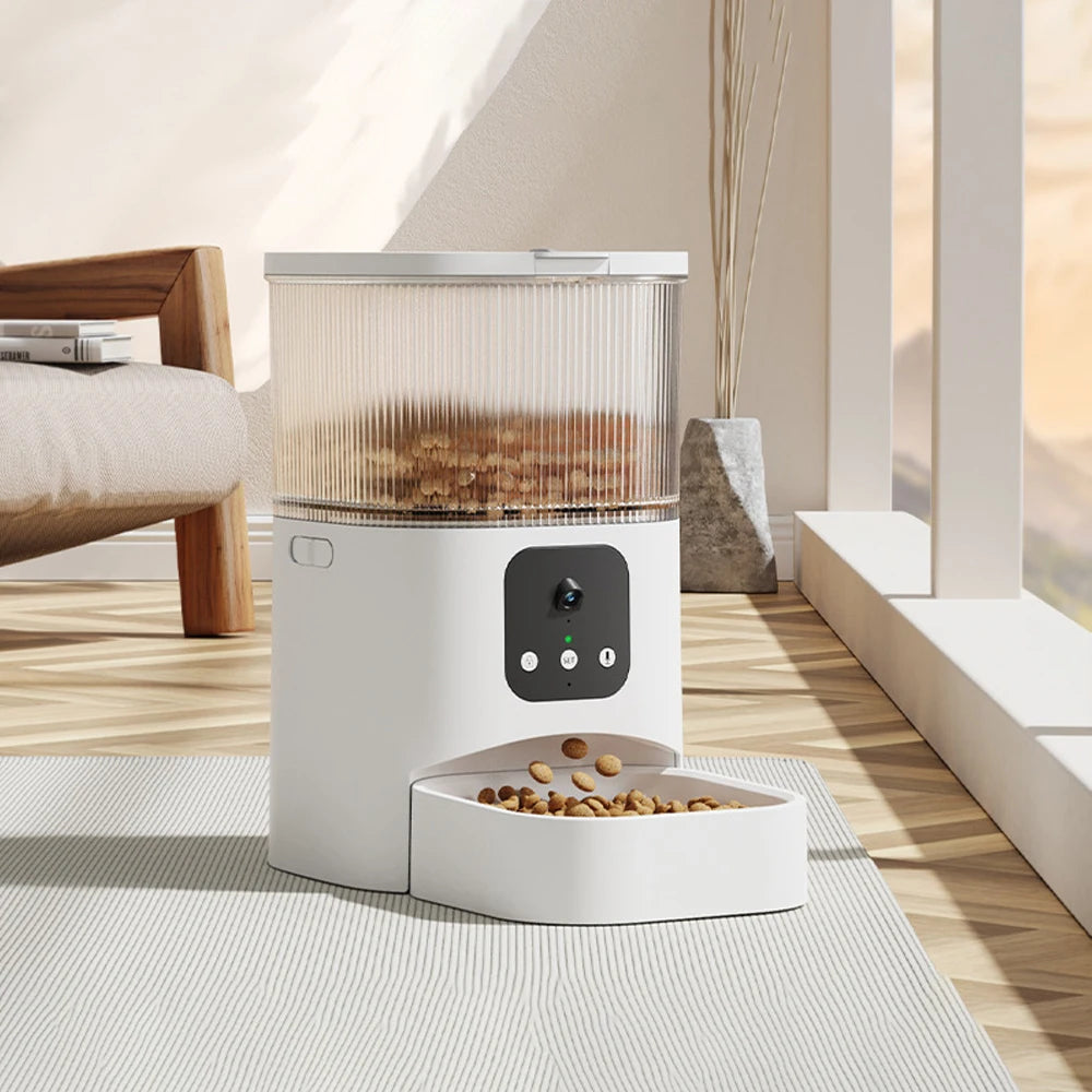 ZY FEEDER PT08 Automatic Smart Pet Feeder with Camera