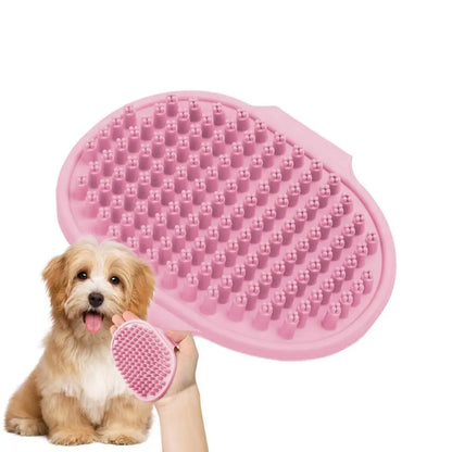 PETOPIA Soft-Bristle TPR Pet Bath Brush