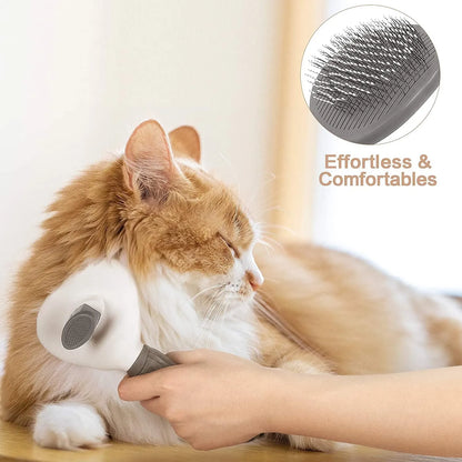 TOP PET Self-Cleaning Pet Slicker Brush