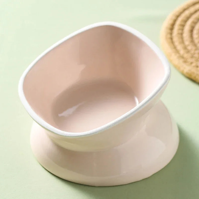 WHISKIES Ergonomic 5" Ceramic Pet Bowl