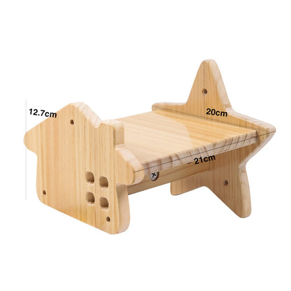 PLACE Assorted Wooden Wall-Mounted Cat Furniture